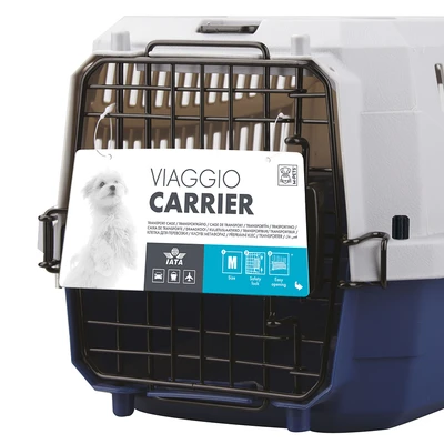 Gambar M-Pets Viaggio Kandang Travel Portable Anjing 68x48x42 cm - Biru