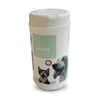 Gambar M-Pets Tisu Basah Pembersih Gigi Anjing & Kucing 15x15 cm Set 40 pcs