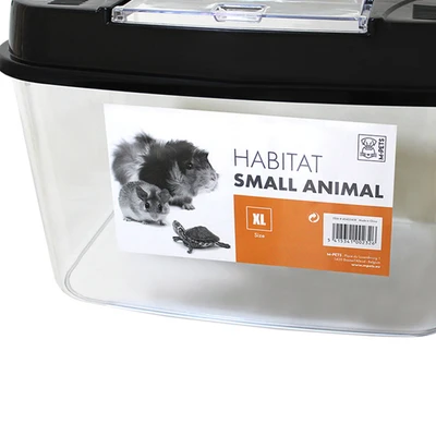 Gambar M-Pets Kandang Hamster & Reptil Kecil 35x22x22 cm - Hitam