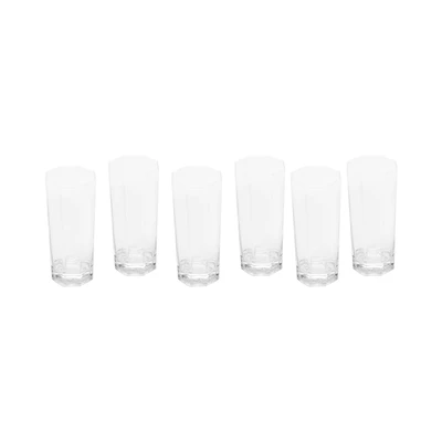 Gambar Kris Gelas Kaca 278 ml Set 6 Pcs Transparan