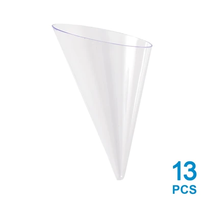Gambar Krischef Ogival Oval Cup Plastik Dengan Holder Set 13 pcs Transparan