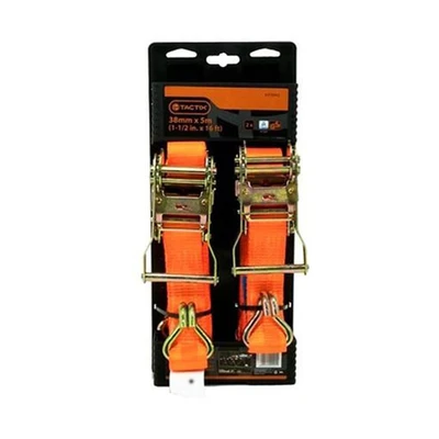 Gambar Tactix Tali Ratchet Tie Down Jj Hook 3.8cm x 5 Mtr 1000 Kg