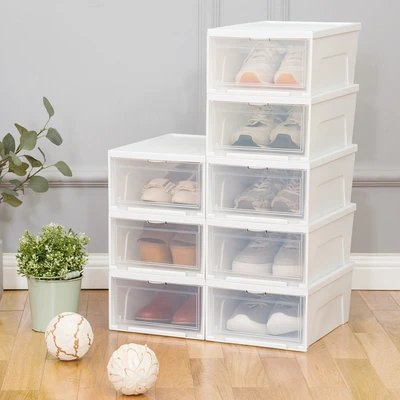 Gambar Iris Kotak Sepatu Pria 28x34.6x17 cm Set 4 pcs - Putih