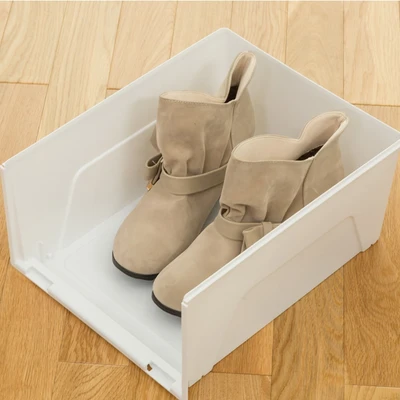 Gambar Iris Kotak Sepatu Wanita Set 3 pcs - Putih