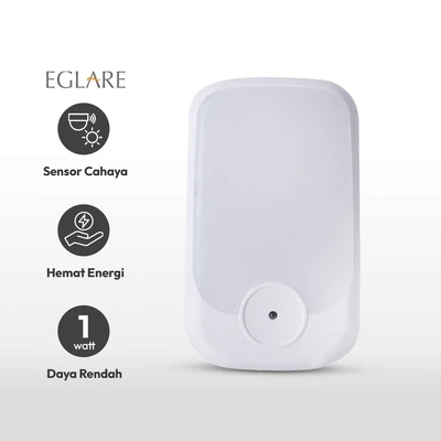 Gambar Eglare Lampu Tidur Dengan Sensor Cahaya - Kuning