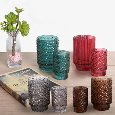 Gambar Arthome Tempat Lilin Dekorasi Votive Kaca 6.2x9.8 cm