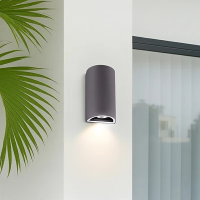 Gambar Krisbow Lampu Dinding Outdoor 6 Watt 3000K Warm White