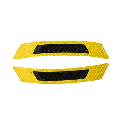 Gambar Otto Klasse Set Stiker Mobil Reflektif Motif Karbon 2 Pcs - Kuning