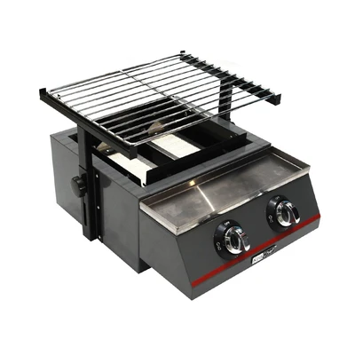 Gambar Krischef Penghangat Makanan 2 Tungku - Abu-Abu