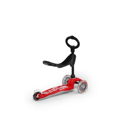 Gambar M-Cro Skuter Mini Micro 3In1 Deluxe 113356 - Merah