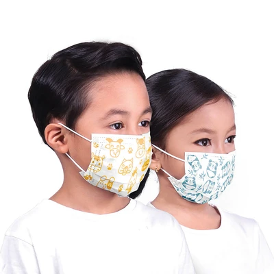 Gambar Nexcare Masker Anti Virus Anak Daily 3 Pcs - Hijau