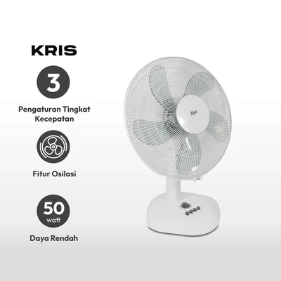 Gambar Kris 16 Inci Kipas Angin Meja 50 Watt