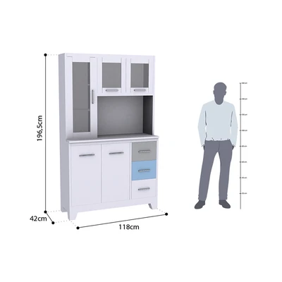 Gambar Informa Sky Kabinet Dapur Metal - Putih