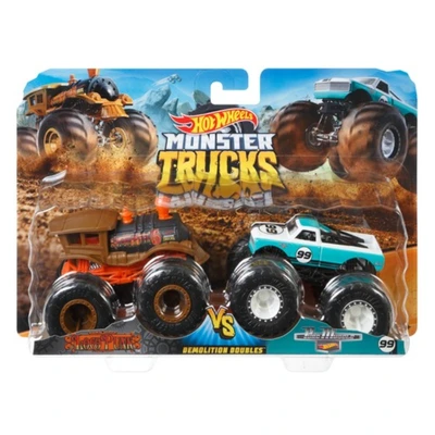 Gambar Hot Wheels Set 2 Pcs Monster Truck Demolition Random