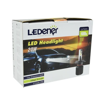 Gambar Ledener Lampu Headlight Mobil Led H4 Hi/low