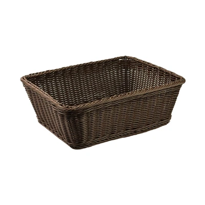 Gambar Informa Keranjang Penyimpanan Parcel Lilit 45x36x16 cm - Cokelat