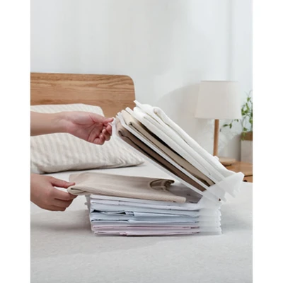 Gambar Stora Organizer Rak Pakaian 33x26x4.5 cm Set 5 pcs - Putih