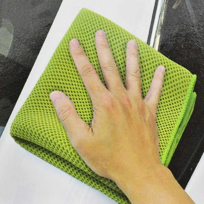 Gambar Proclean Kain Lap Mobil Microfiber Berjaring - Kuning