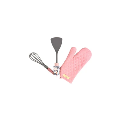 Gambar Cooking Color Prun Spatula & Sarung Tangan Set 3 pcs