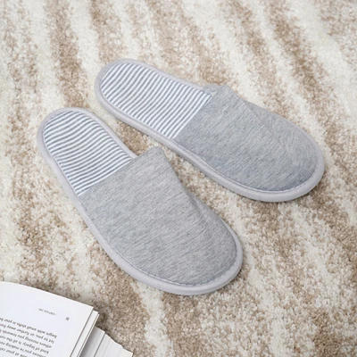 Gambar Informa Sandal Rumah Ukuran 28 cm Stripes - Abu-Abu