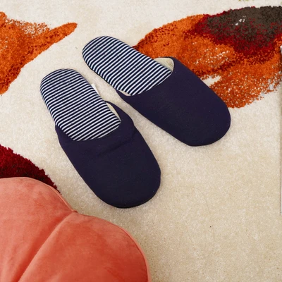 Gambar Informa Sandal Rumah Stripes 28 cm - Navy