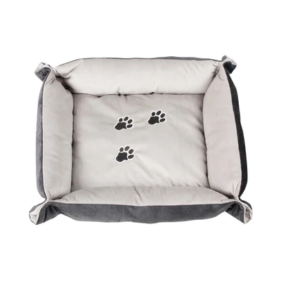 Gambar Pawise 64.5x56.5x7.5 cm Tempat Tidur Anjing Dengan Motif Jejak Kaki