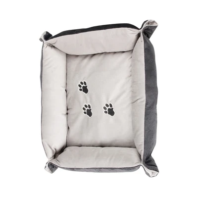 Gambar Pawise 64.5x56.5x7.5 cm Tempat Tidur Anjing Dengan Motif Jejak Kaki