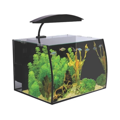 Gambar Aqua One 30 Ltr Aquarium Vertical Bow