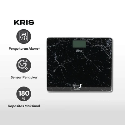 Gambar Kris Timbangan Badan Digital S875 - Hitam