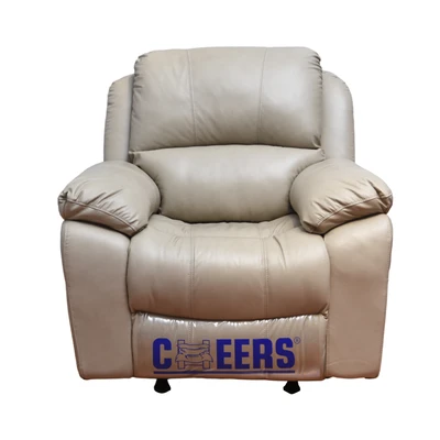 Gambar Cheers Maurice Sofa Recliner Kulit 1 Seater - Cokelat