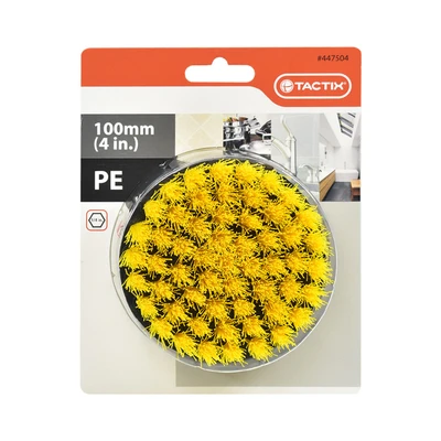Gambar Tactix Sikat Poles Medium 10 cm - Kuning