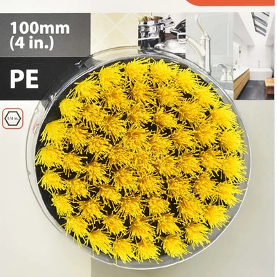 Gambar Tactix Sikat Poles Medium 10 cm - Kuning