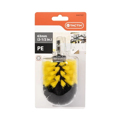 Gambar Tactix Sikat Mesin Poles 6.3 cm - Kuning