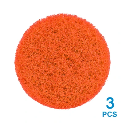 Gambar Tactix Set Scrub Pad Soft 12.5 cm 3 Pcs - Merah