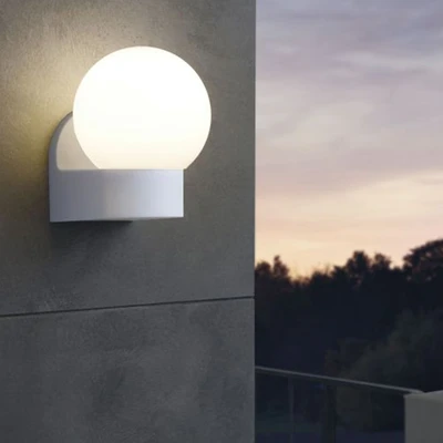 Gambar Eglo Lormes Lampu Dinding Oudoor - Hitam