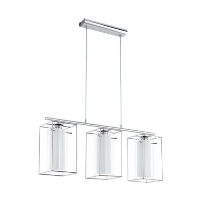 Gambar Eglo Loncino Lampu Gantung Hias 3L - Silver