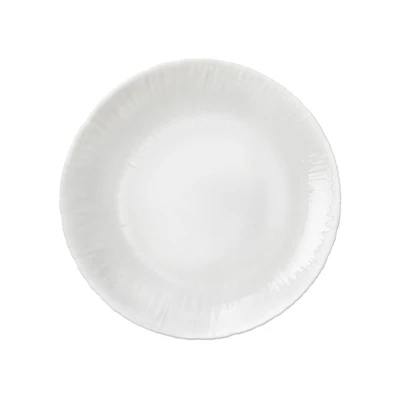 Gambar Bormioli Rocco 21 cm Coconut Piring Saji Dessert Kaca - Putih