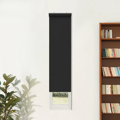 Gambar Arai Roller Blind Solar Screen 45x185 cm - Hitam