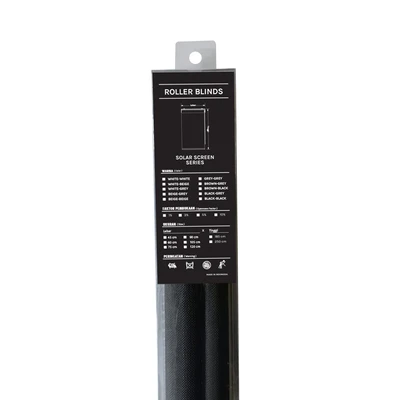 Gambar Arai Roller Blind Solar Screen 45x185 cm - Hitam