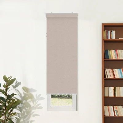 Gambar Arai 60x185 Cm Roller Blind Blackout - Mocca