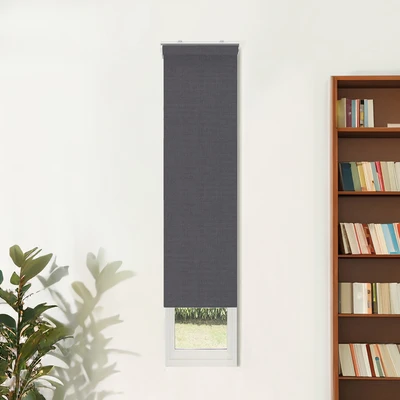 Gambar Arai Roller Blind Blackout 45x185 cm - Abu-Abu