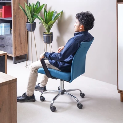 Gambar Informa Coral Kursi Kantor Sandaran Rendah - Biru