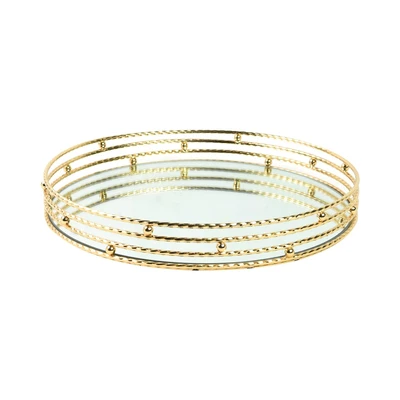 Gambar Informa Alas Tempat Lilin Dekorasi 27.5 cm - Gold