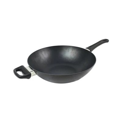 Gambar Scanpan Classic Wajan Wok Aluminium 30 cm - Hitam