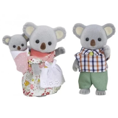 Gambar Sylvanian Families Set Boneka Hewan Koala Family 3 Figures 53100