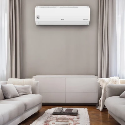 Gambar [Free Instalasi] Lg Air Conditioner Inverter 1 Pk T10ev4 - Putih