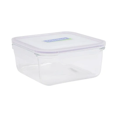 Gambar Glasslock Basic Wadah Makanan Tempered Glass Round 1.2 Liter - Ungu