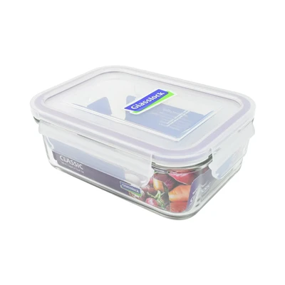 Gambar Glasslock Basic Wadah Makanan Rectangular 710 ml - Ungu