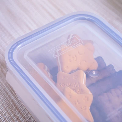 Gambar Glasslock Basic Wadah Makanan Rectangular 710 ml - Ungu