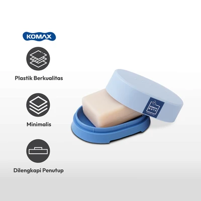 Gambar Komax Tempat Sabun Batang Premium - Biru